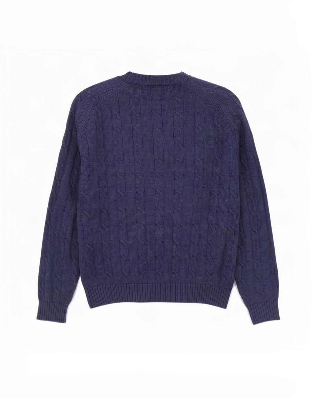 Kappa Herre Boat Neck Jumper Sweater Stor Marineblå Bomuld
