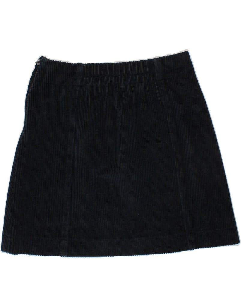 LES COPAINS Girls Corduroy Skirt 5-6 Years W21 Navy Blue Cotton Vintage Les Copains and Second-Hand Les Copains from Messina Hembry 