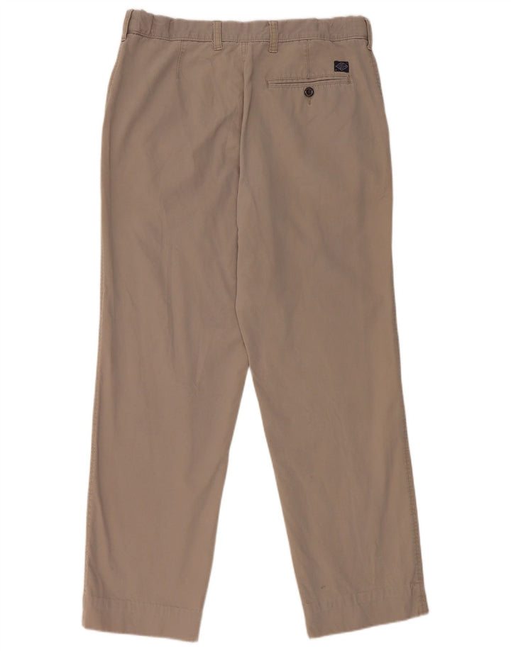Marks & Spencer Regular Chino Bukser til kvinder W34 L29 Grå Bomuld