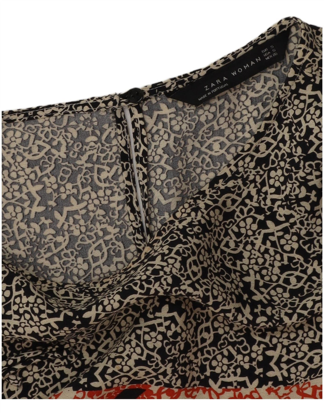 ZARA Kvinder Oversized Sheath Dress UK 10 Small Multicolored