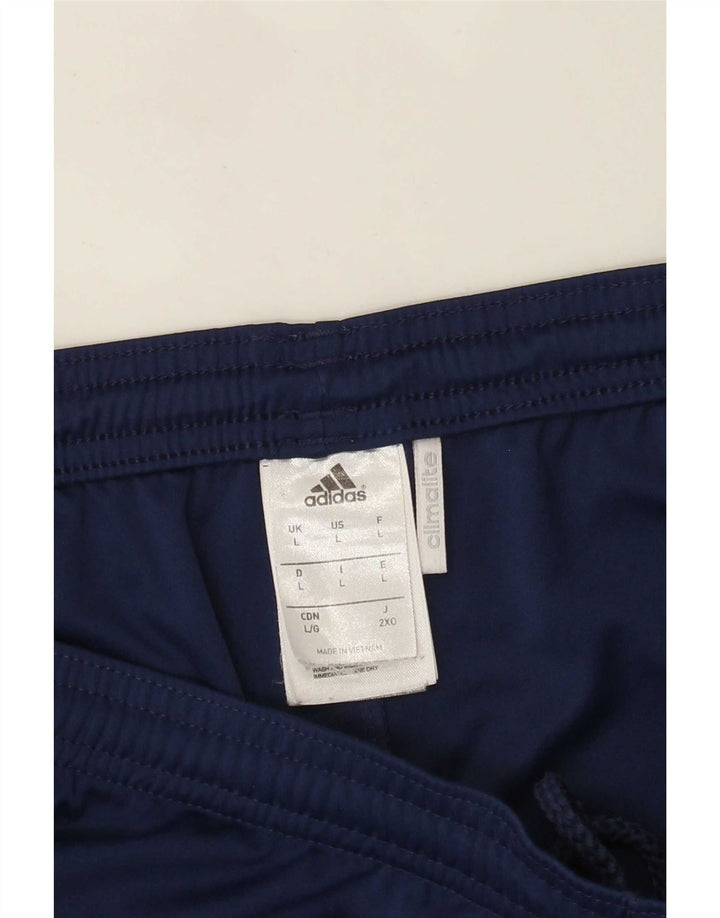 Adidas Herre Climalite Sportshorts store marineblå polyester