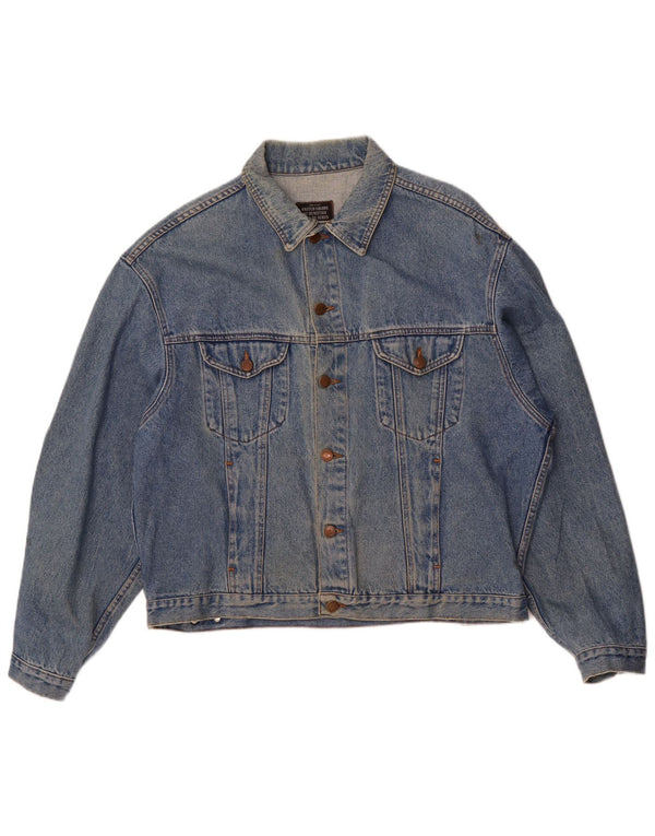 Benetton Herre denimjakke UK 42 XL Blå