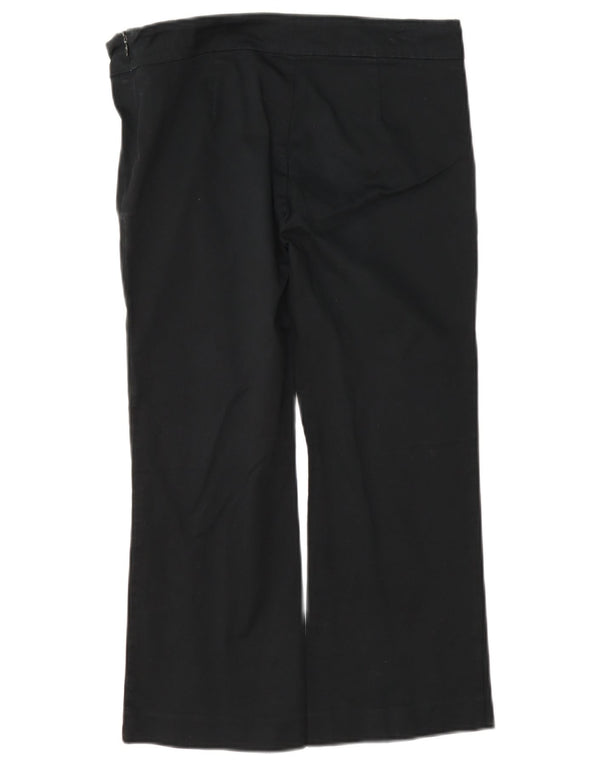 Zara Dame Capri Bukser EU 36 XS W26 L22 Marineblå Bomuld