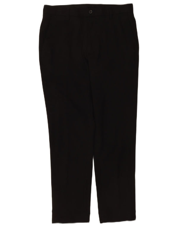 Marks & Spencer Herre Slim Fit Chino Bukser W30 L29 Sort Polyester