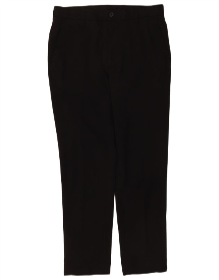 Marks & Spencer Herre Slim Fit Chino Bukser W30 L29 Sort Polyester