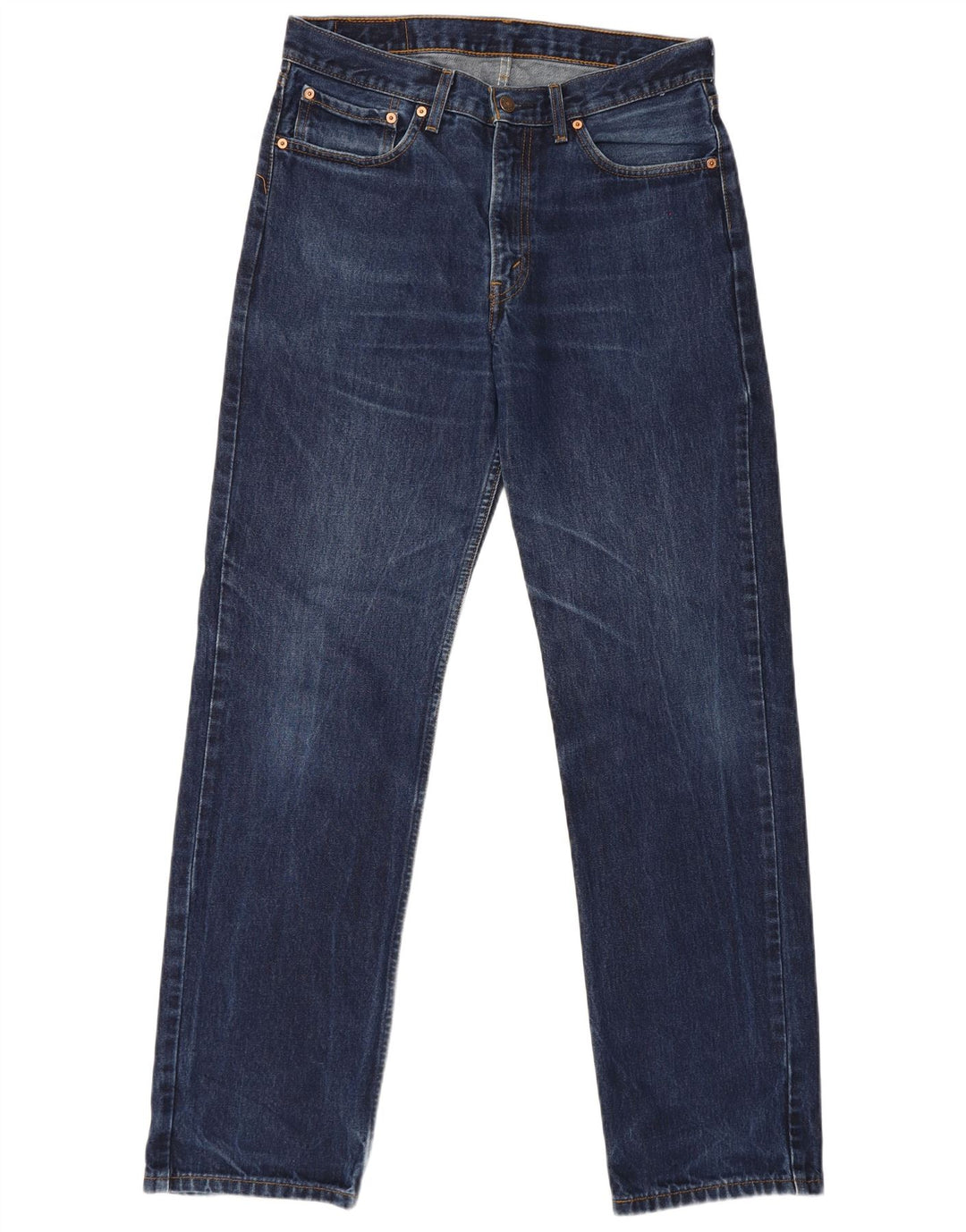 Levi's Herre 751 Straight Jeans W34 L34 Marineblå Bomuld