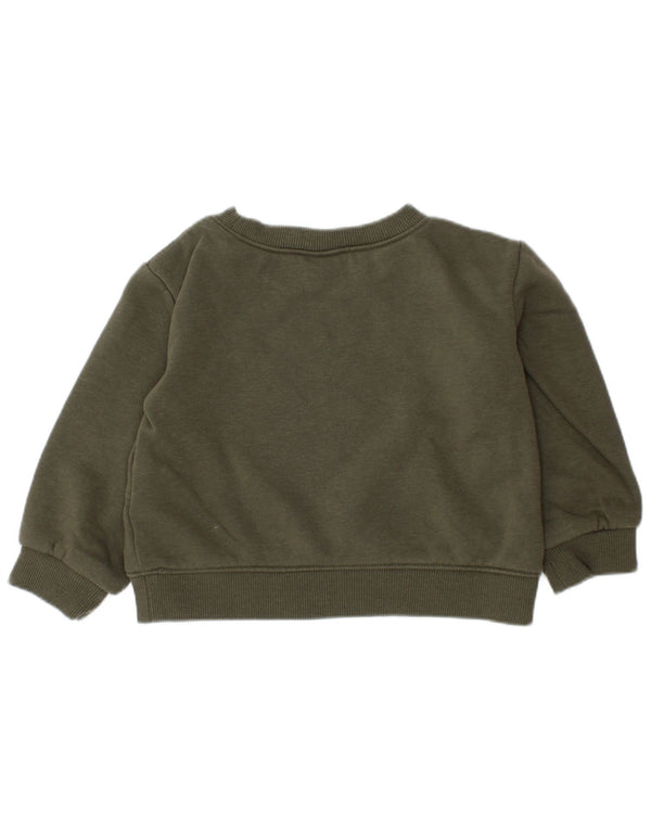 UNDER ARMOUR Grafisk sweatshirt til drenge 12-18 måneder Khaki Bomuld