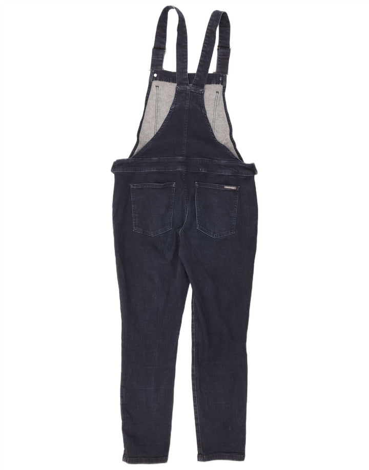 White Stuff Dame Dungarees Slim Jeans UK 12 Medium W34 L27 Navy Blue