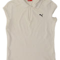 Puma Dame Polo Shirt UK 12 Medium White