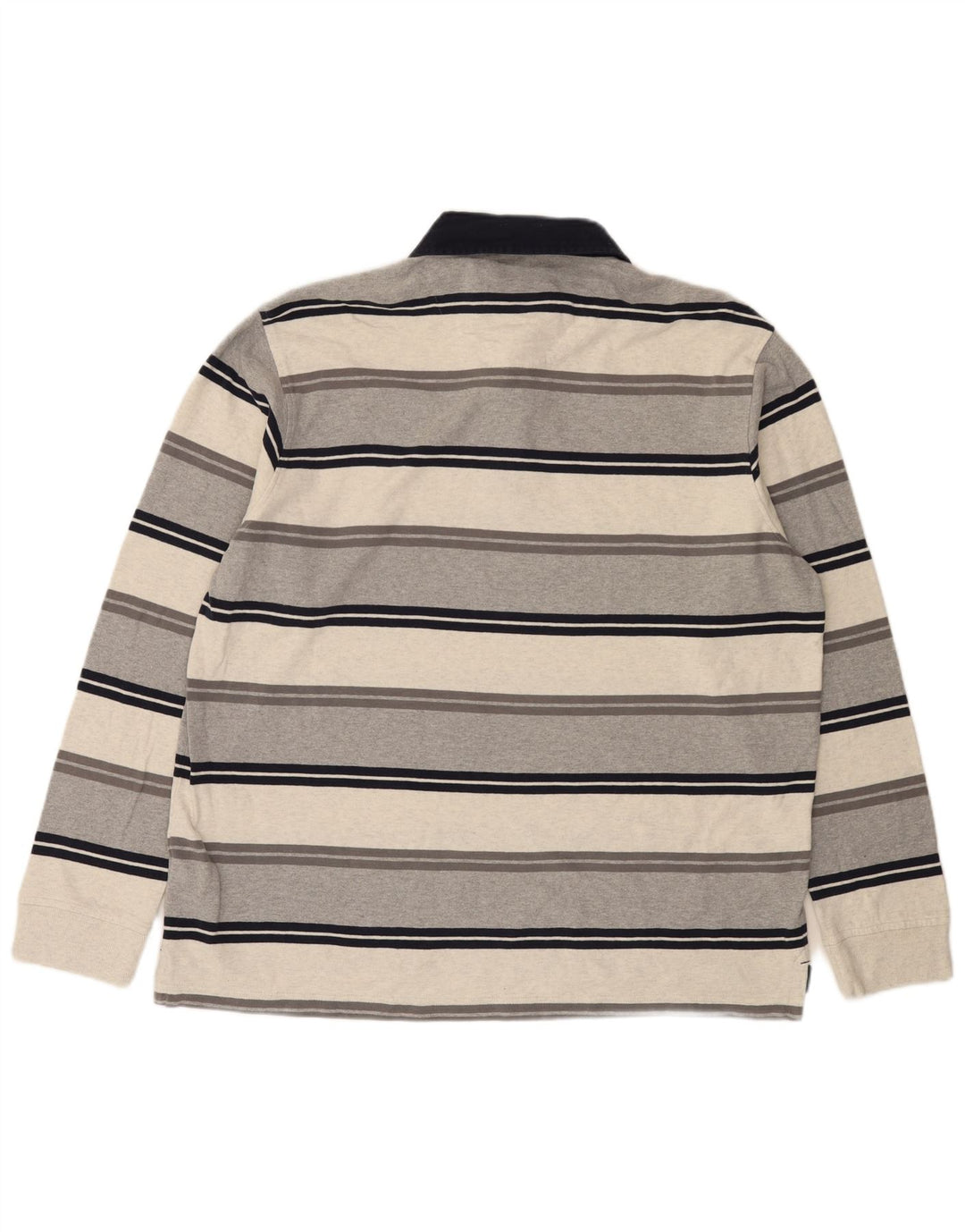 Marks & Spencer Langærmet Rugby Polo Shirt til mænd XL Flerfarvet