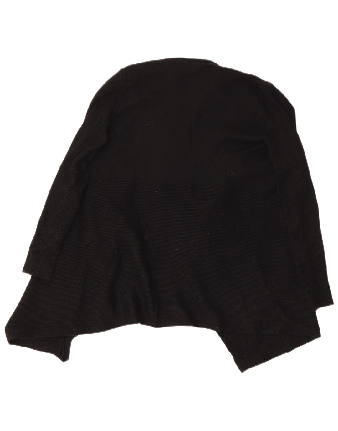Zara Womens Open Cardigan Sweater UK 10 Small Black