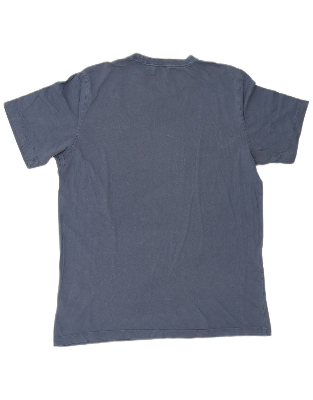 Adidas Herre grafisk T-shirt Top Medium Marineblå Bomuld