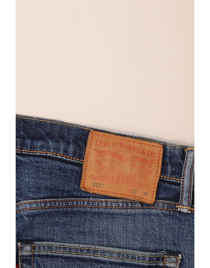 Levi's Herre 512 Slim Tapered Jeans W32 L28 Blå