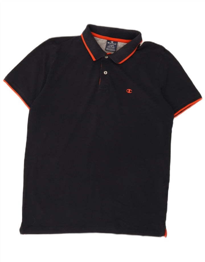CHAMPION Poloshirt til mænd Stor marineblå bomuld
