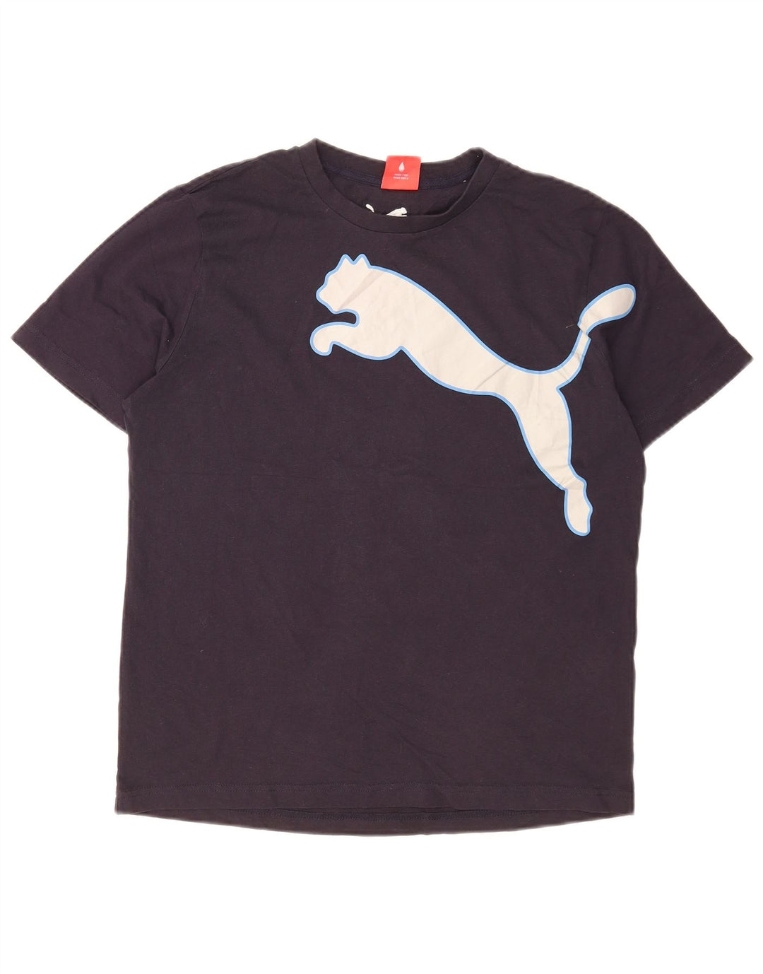 Puma Herre grafisk T-shirt Top Medium Navy Blue