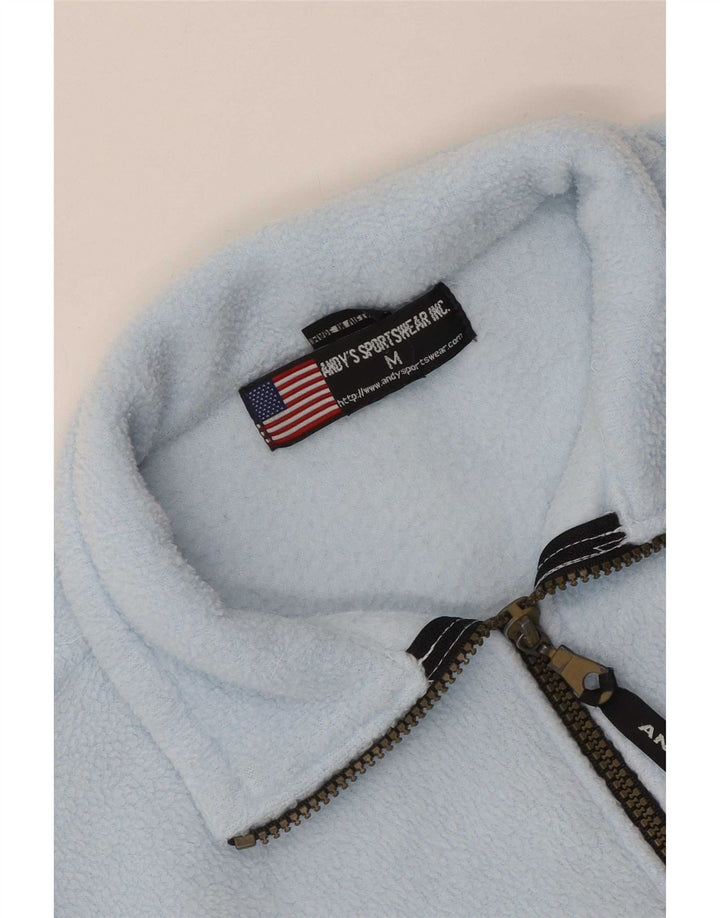 Vintage fleecejakke til mænd UK 38 Medium Blue