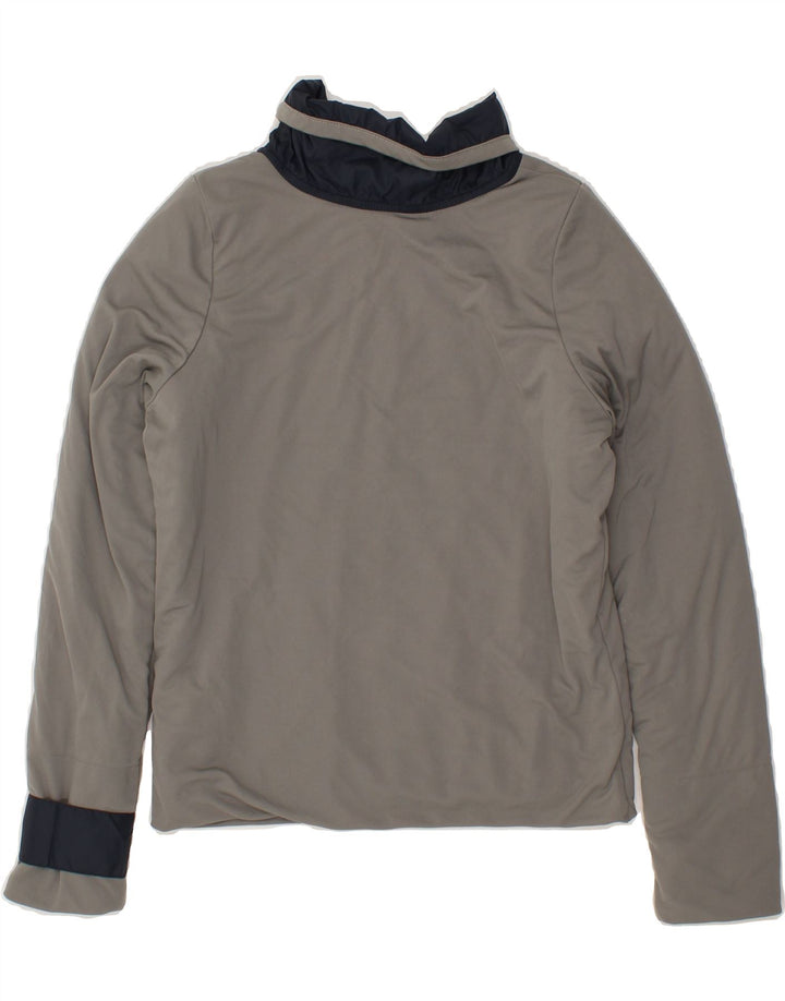 NIKE Womens Pullover Tracksuit Top UK 8/10 Small Grey Polyester Vintage Nike and Second-Hand Nike from Messina Hembry 