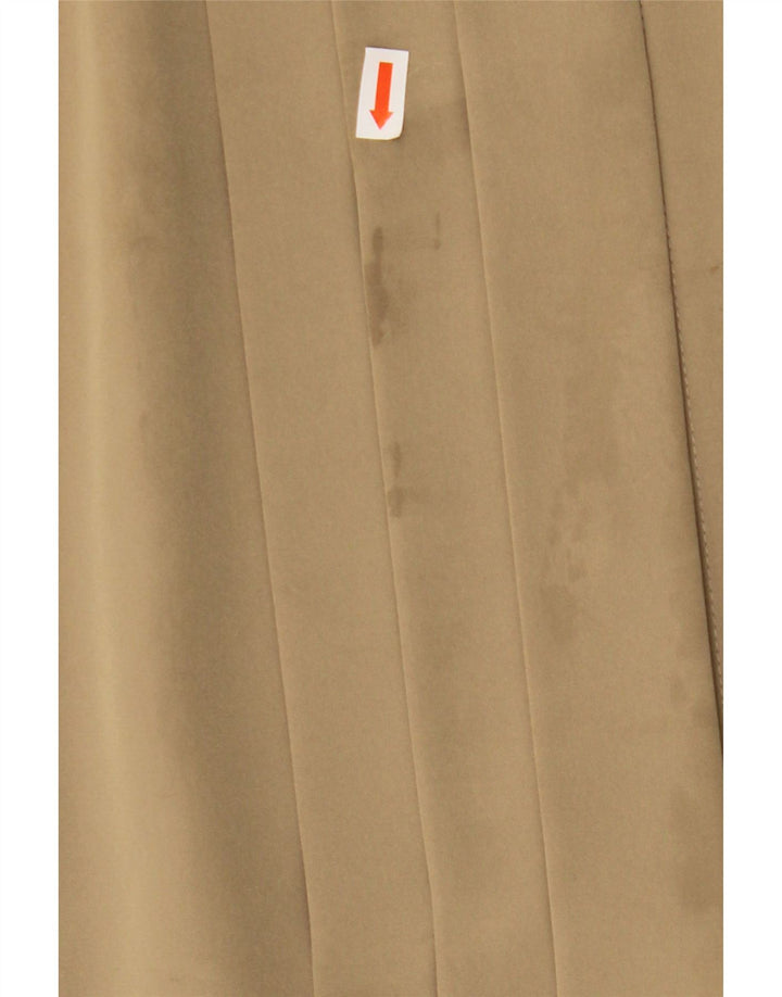 CANDA Womens Shirt Blouse IT 44 Medium Khaki Floral Polyester