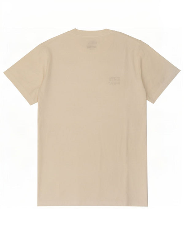 Vans Herre Classic Fit T-Shirt Top Lille Hvid Bomuld