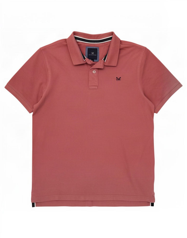 Besætningstøj Herre poloshirt Stor Pink Bomuld