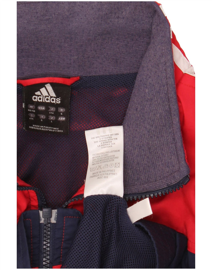 Adidas Træningsdragt til mænd Topjakke UK 38/40 Medium Navy Blue Colourblock