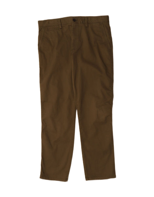 John Lewis Herre Slim Fit Chino Bukser W34 L30 Khaki Bomuld