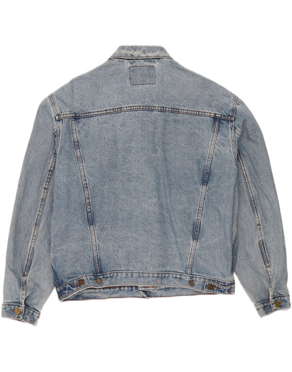 Vintage Herre denimjakke UK 40 Large Blue Cotton