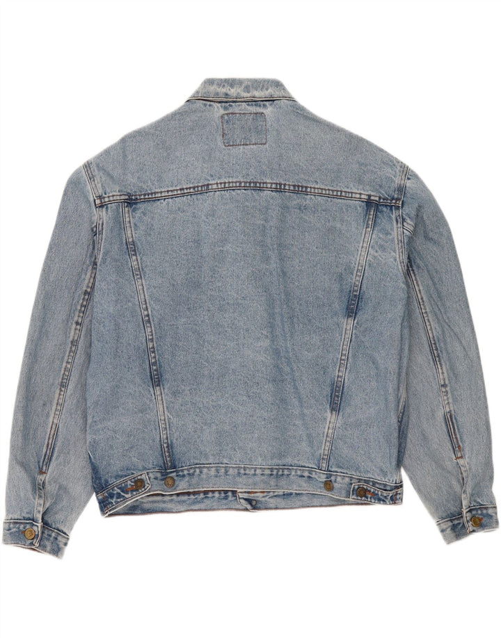 Vintage Herre denimjakke UK 40 Large Blue Cotton