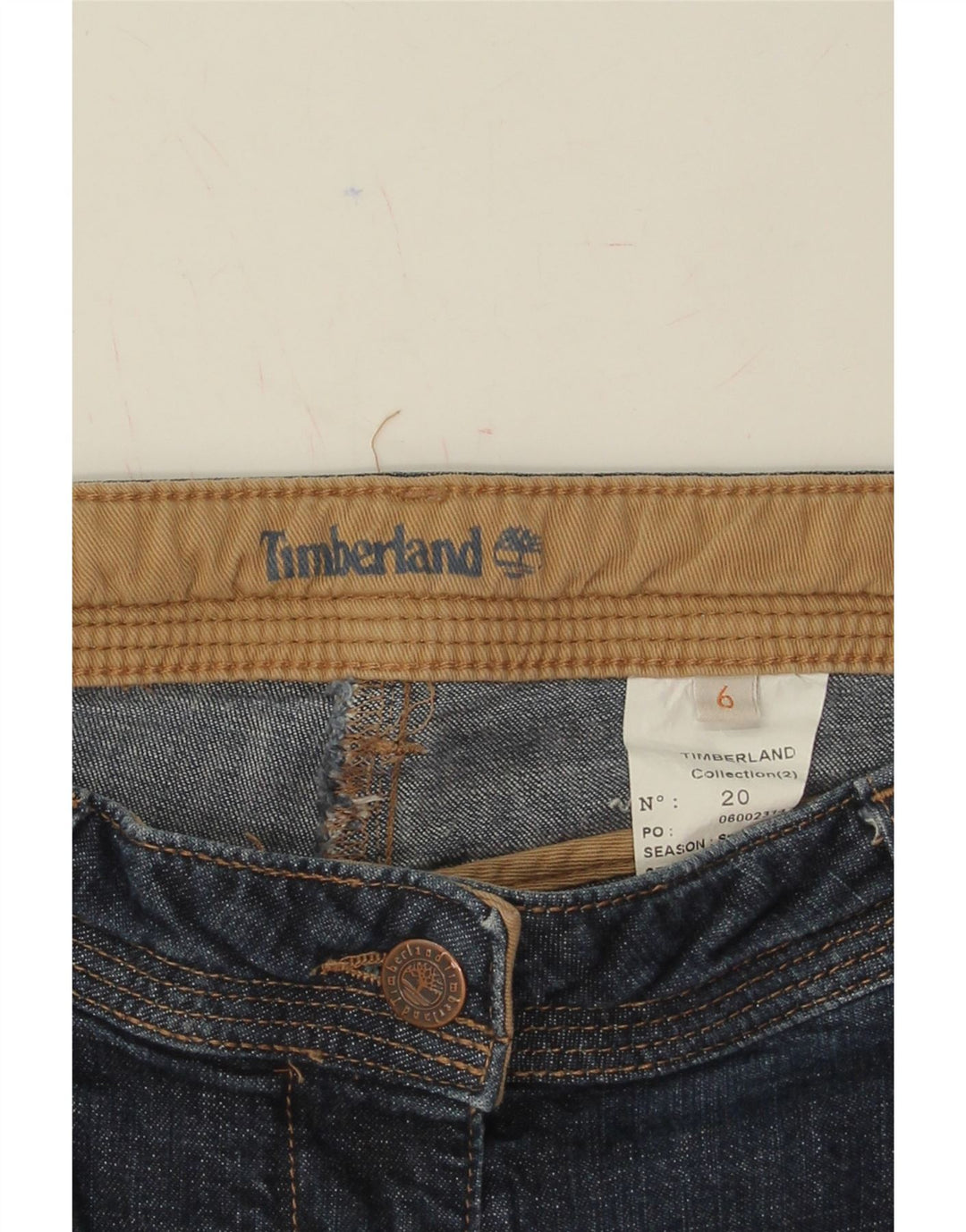 TIMBERLAND Womens Bootcut Jeans US 6 Medium W30 L29 Navy Blue Vintage Timberland and Second-Hand Timberland from Messina Hembry 