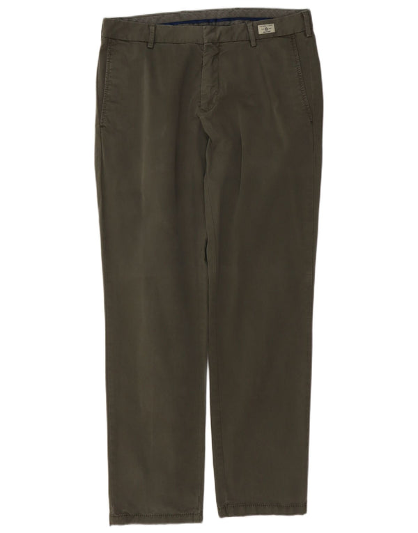 TOMMY HILFIGER Straight Chino-bukser til mænd W33 L32 Khaki Bomuld