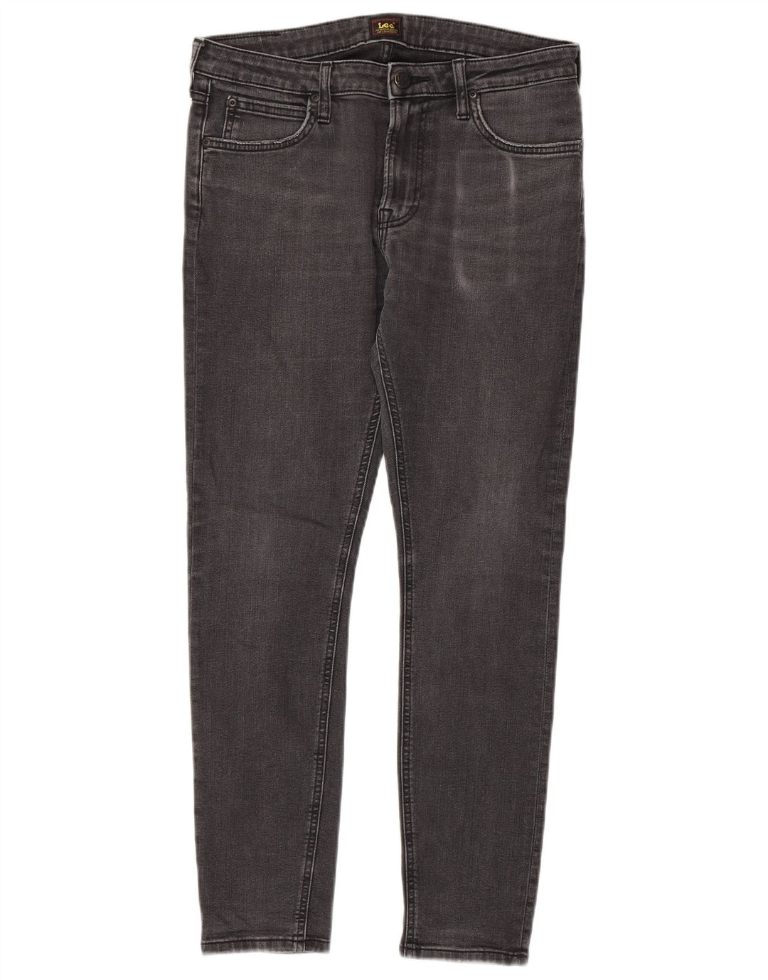 Lee Herre Malone Skinny Jeans W32 L30 Grå Bomuld
