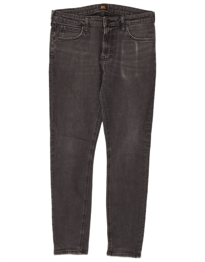 Lee Herre Malone Skinny Jeans W32 L30 Grå Bomuld