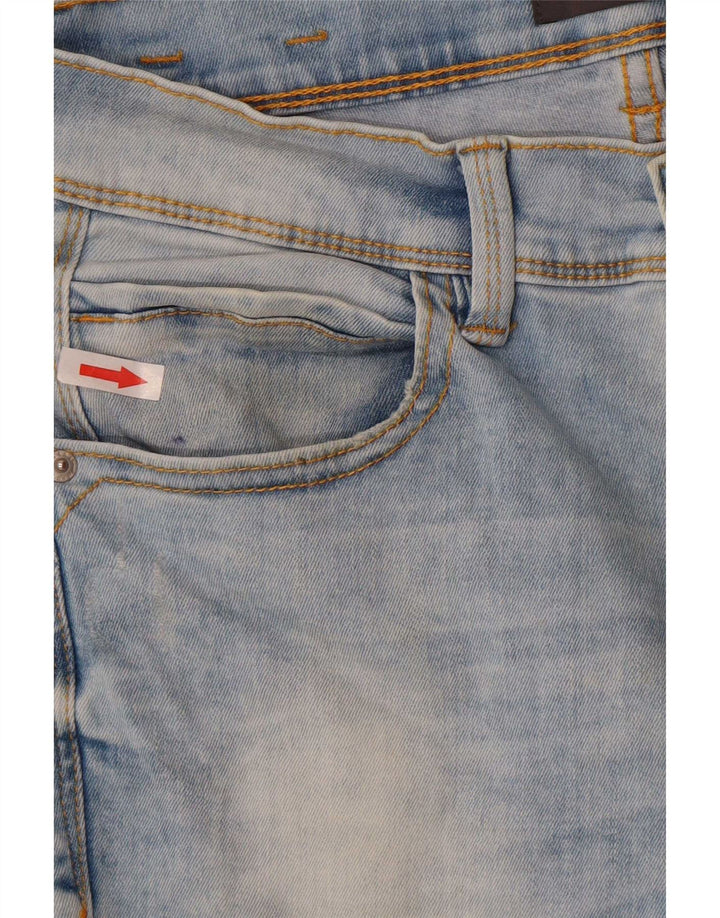 Zara Herre Slim Jeans EU 40 Medium W31 L26 Blå Bomuld