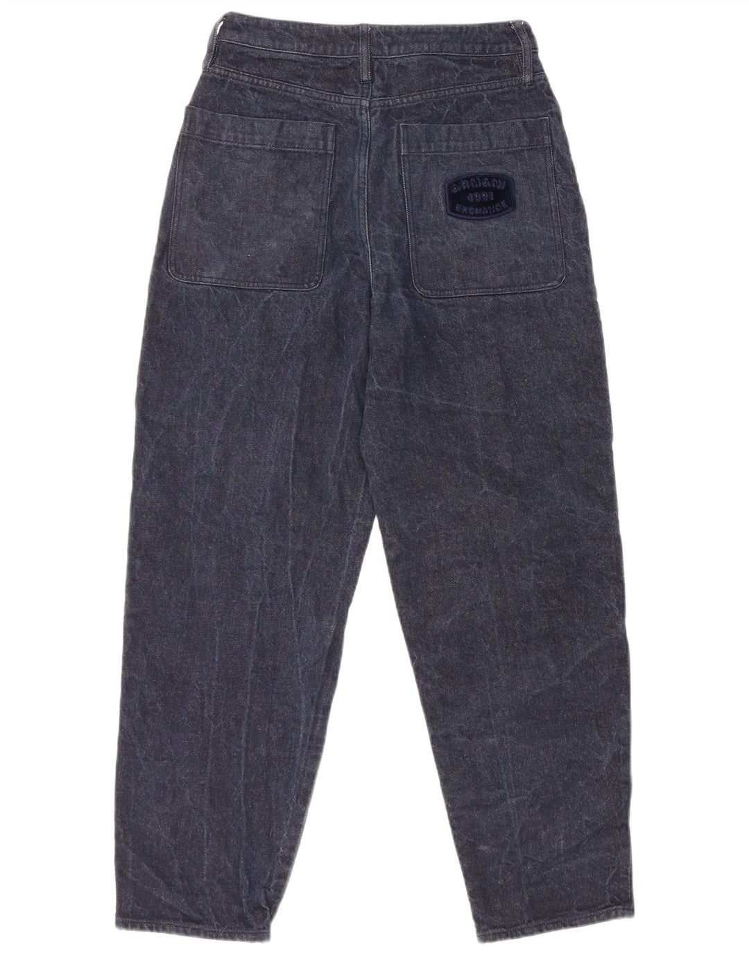 Armani Exchange Womens Tapered Jeans US 4 Small W26 L27 Navy Blue