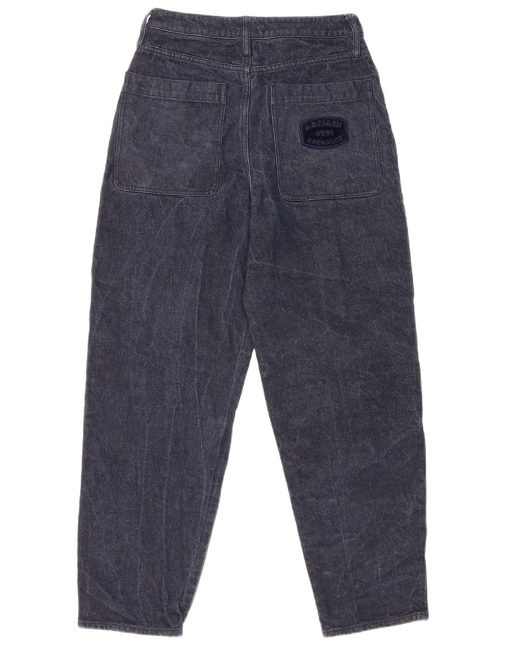 Armani Exchange Womens Tapered Jeans US 4 Small W26 L27 Navy Blue
