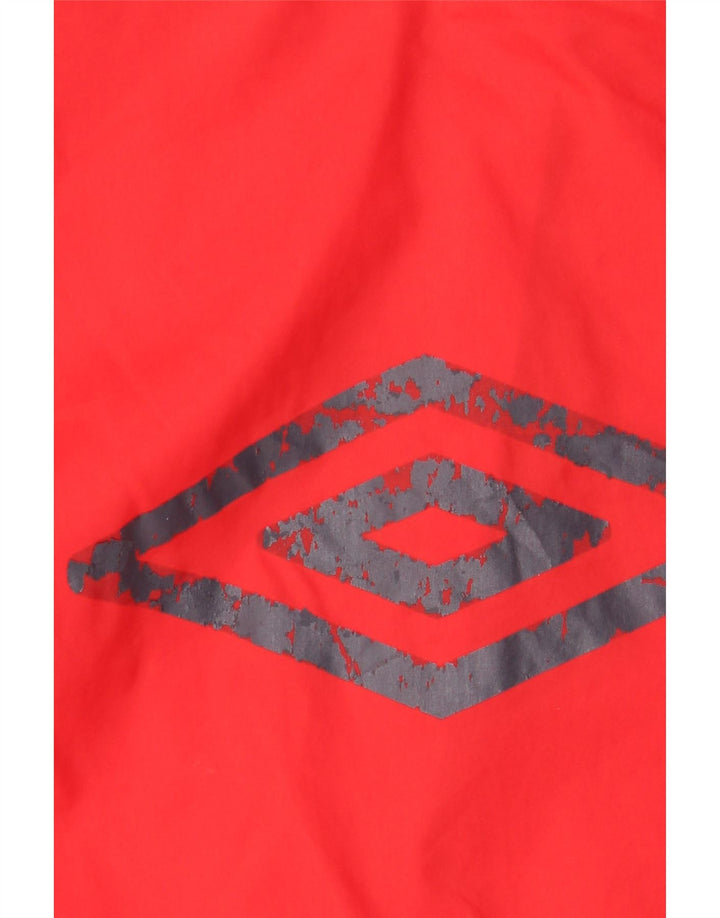 Umbro Boys Grafisk Hætte regnjakke 13-14 År Rød