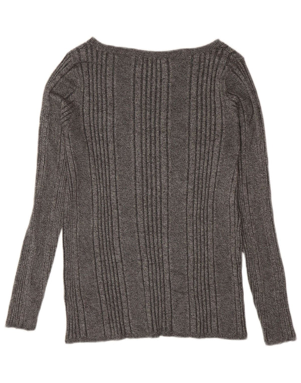 Marks & Spencer Dame Top Langærmet UK 18 XL Grå Viscose