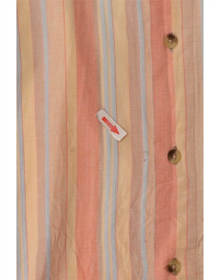 Marlboro Classics herreskjorte XL orange stribet bomuld