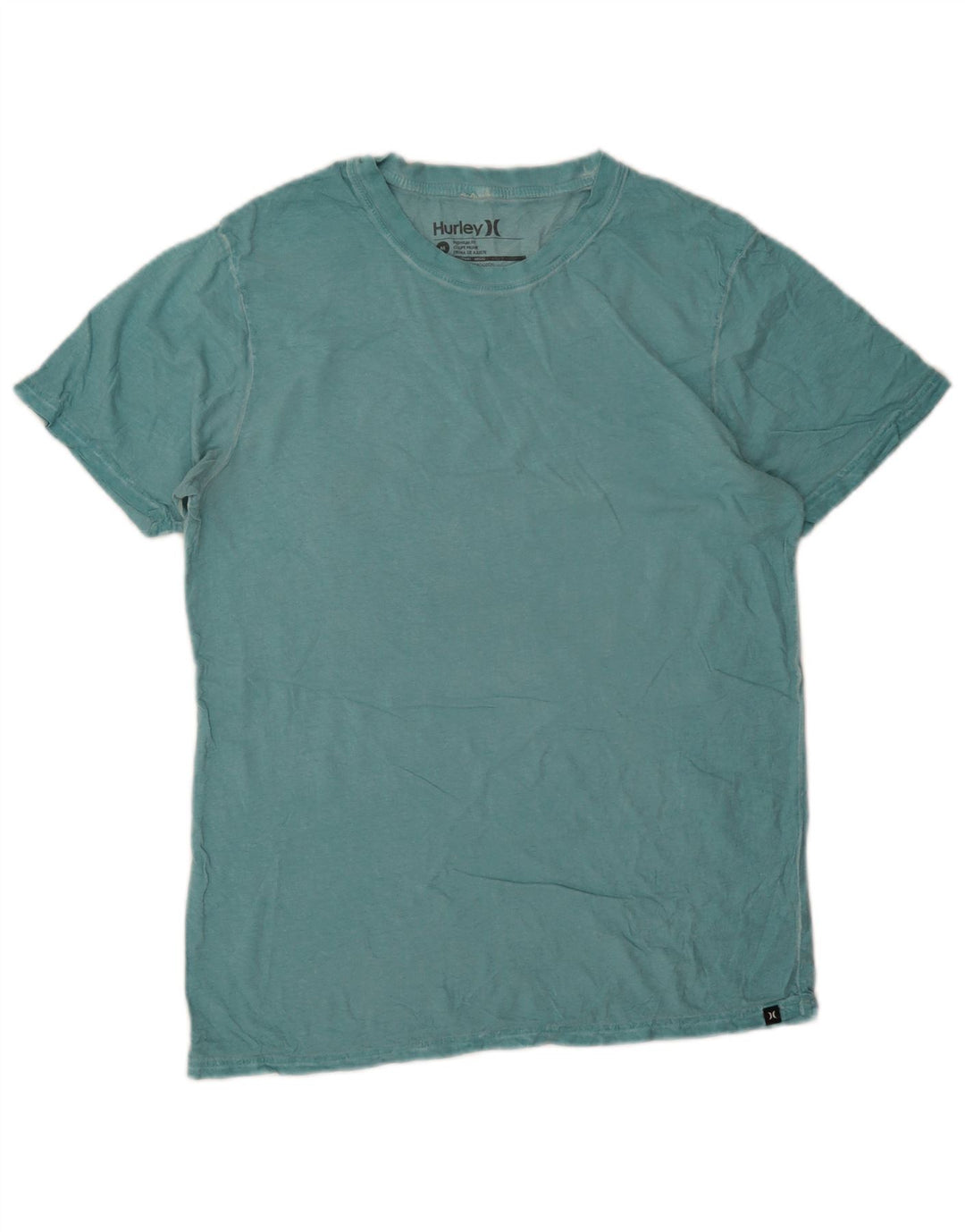Hurley Herre Premium Fit T-shirt Top Medium Blue Bomuld