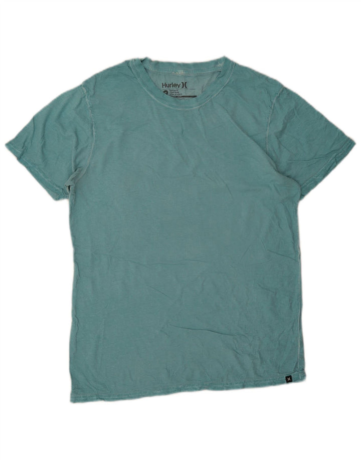 Hurley Herre Premium Fit T-shirt Top Medium Blue Bomuld