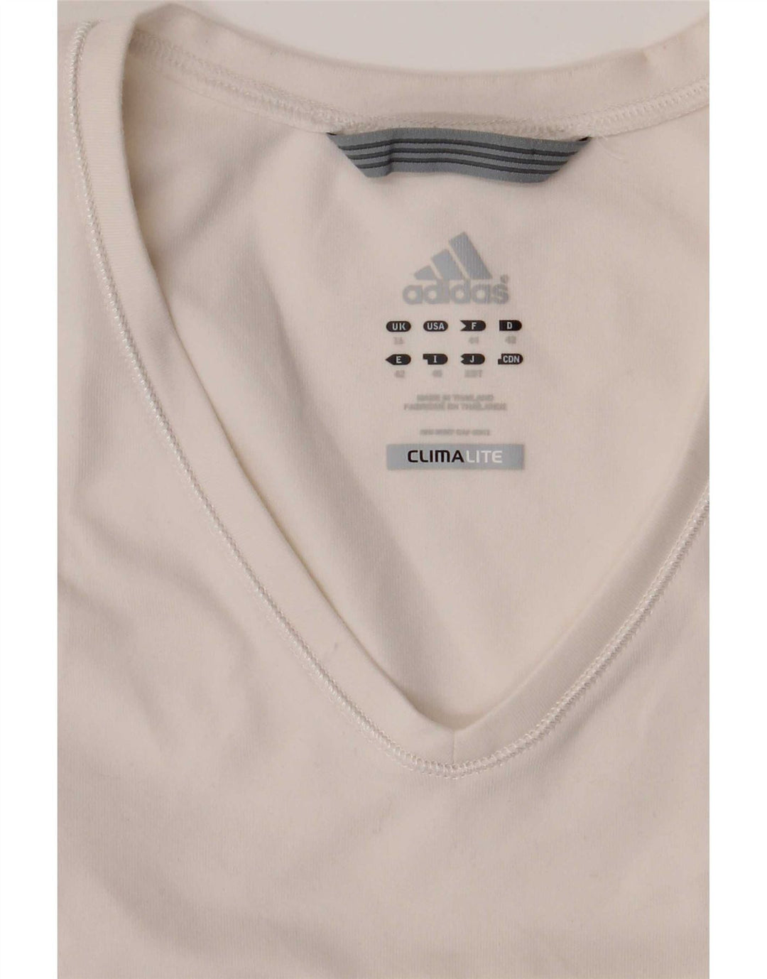 Adidas Dame Climalite Vest Top UK 12 Medium White