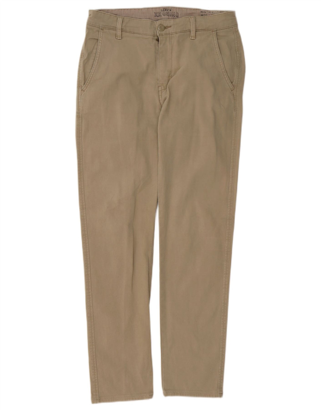 LEVI'S Herre Slim Tapered Chino Bukser W29 L28 Beige Bomuld