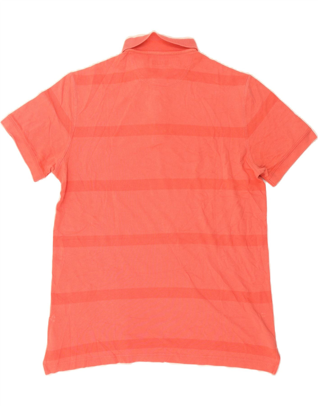 MASSIMO DUTTI Mens Polo Shirt XL Pink Striped Cotton Vintage Massimo Dutti and Second-Hand Massimo Dutti from Messina Hembry 