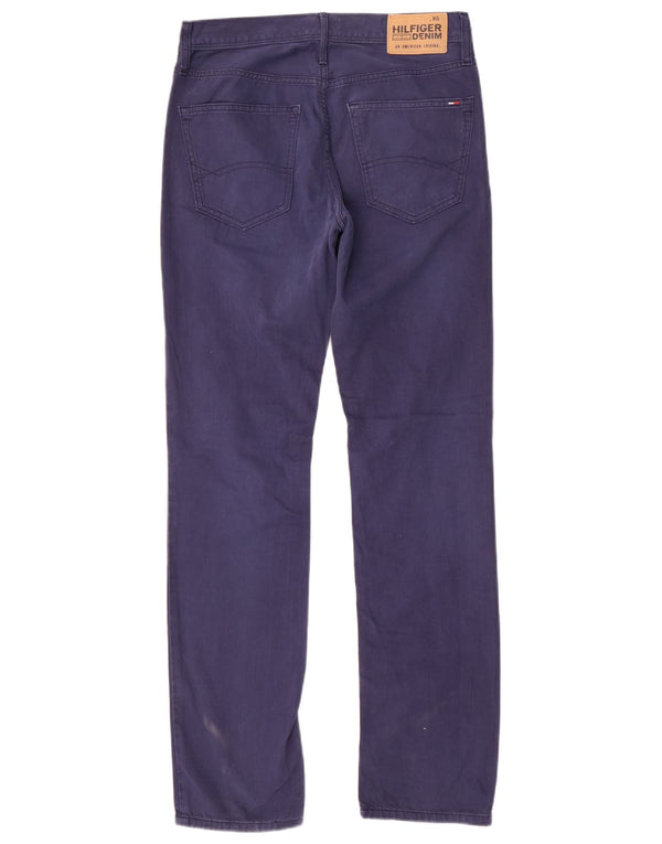 Tommy Hilfiger Straight Jeans til mænd W30 L32 Marineblå Bomuld