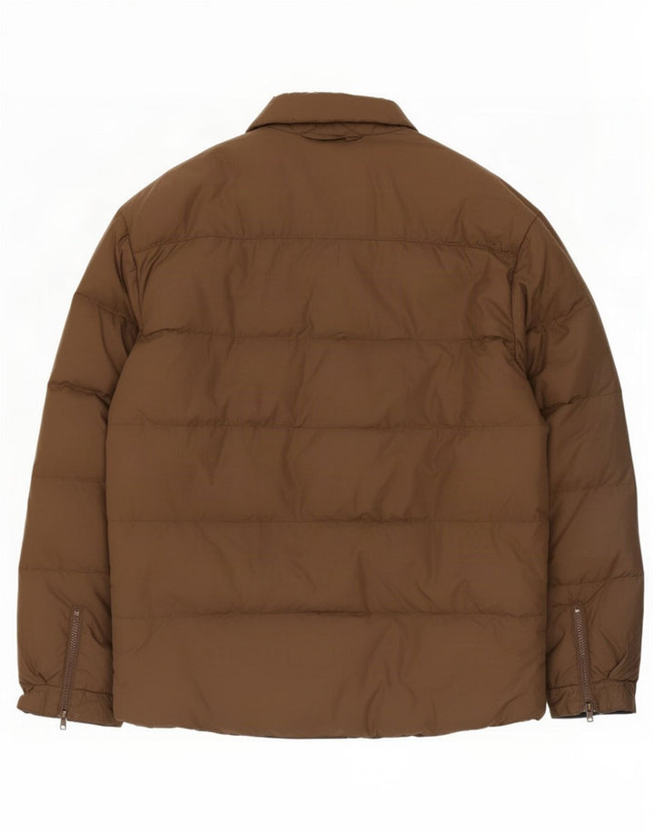 Armani Polstret Herrejakke UK 44 2XL Brun Polyamid