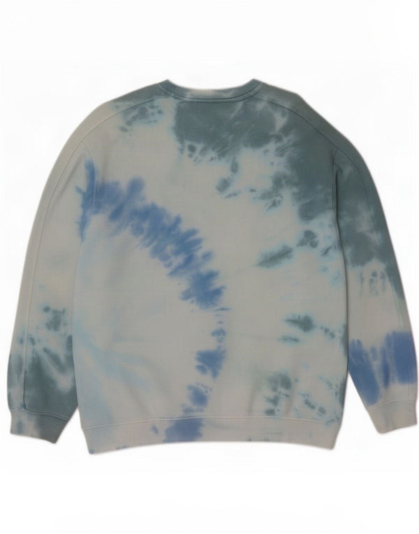 Zara Sweatshirt-trøje til piger 13-14 år Blue Tie Dye Cotton