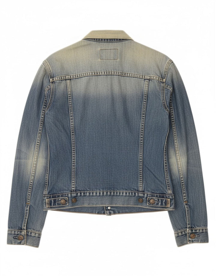LEVI'S Girls Denim Jacket 11-12 Years Medium  Blue Cotton