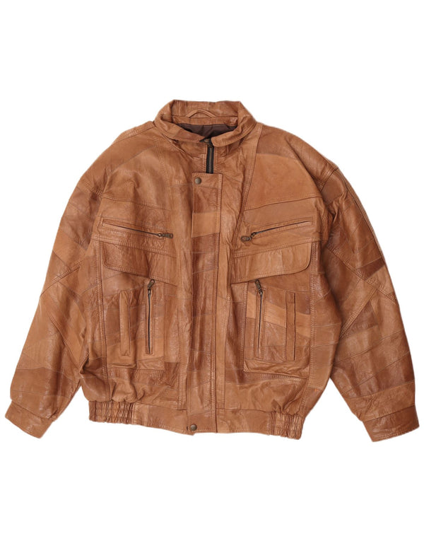 Missoni Herre Læderjakke UK 42 XL Brun