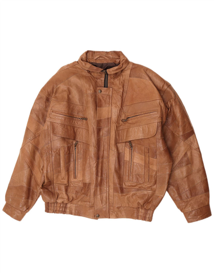 Missoni Herre Læderjakke UK 42 XL Brun