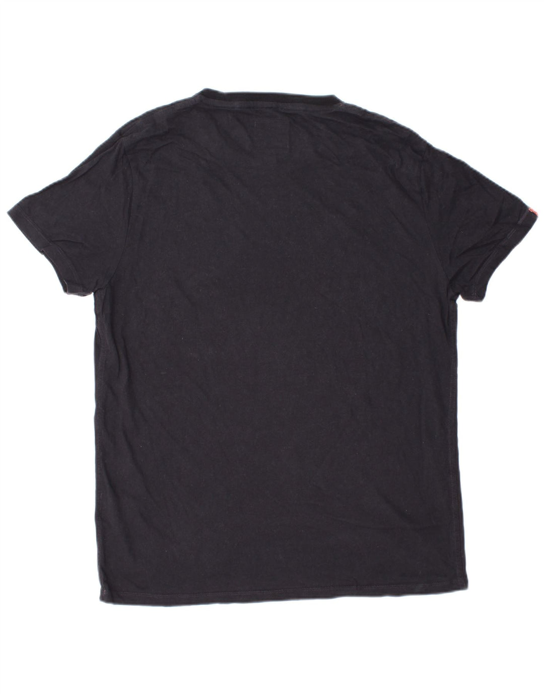 SUPERDRY T-shirt top til mænd 2XL marineblå bomuld